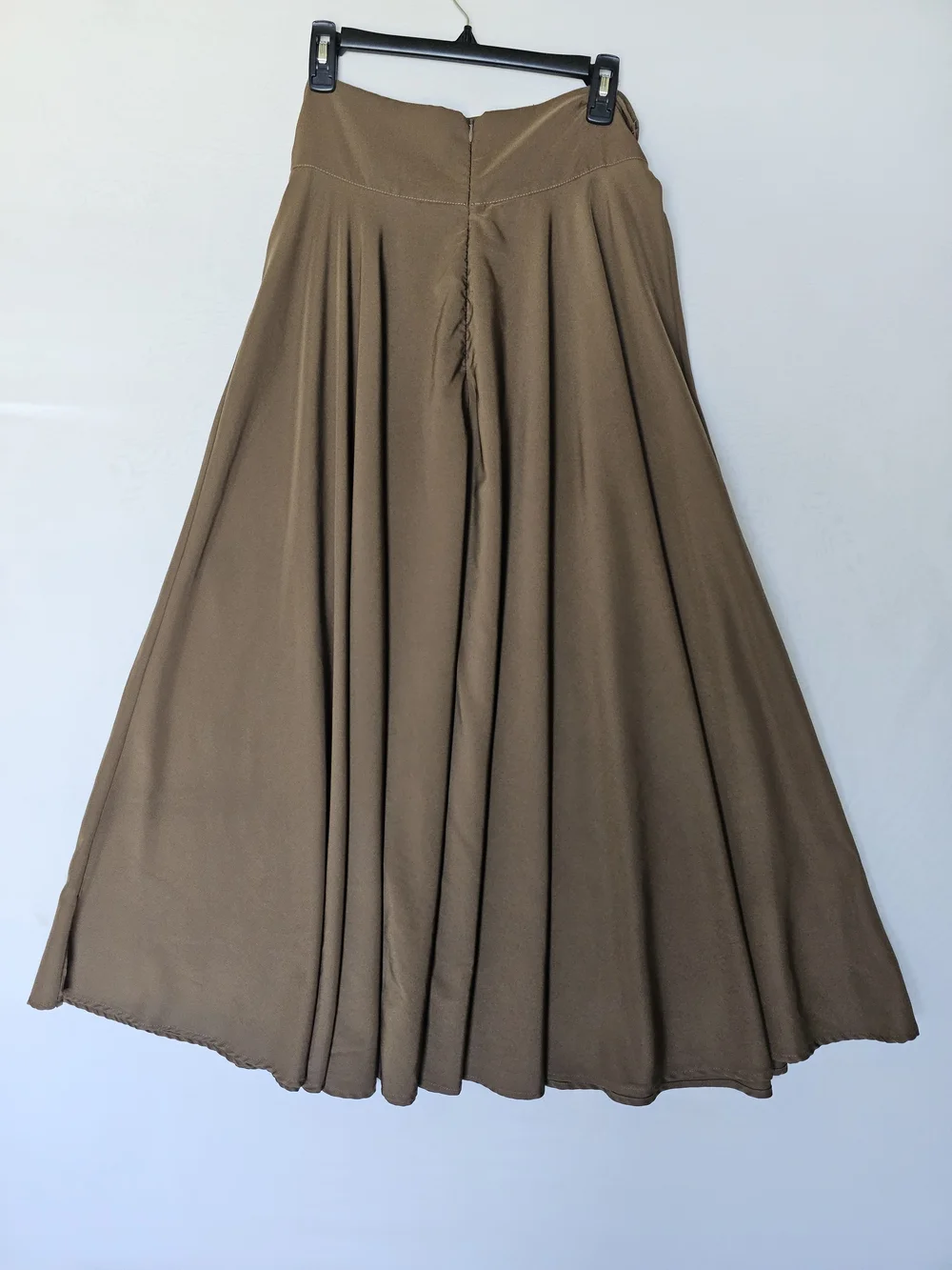 SHEIN Chic Coffee/Brown Maxi Skirt with Waist Tie - Size XL